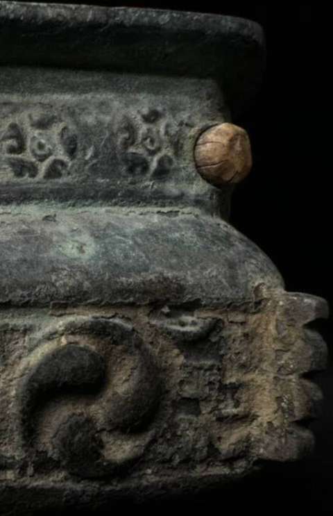 古玩銅器元明獸足六方爐真品鑒賞圖