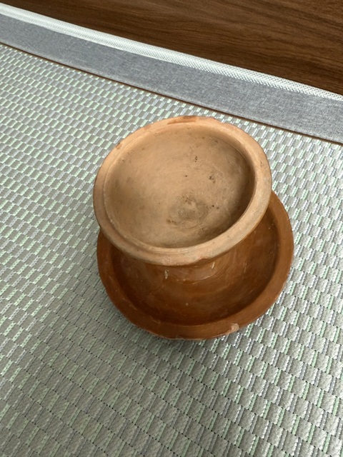 古玩陶瓷紅陶黃釉博山爐真品鑒賞圖