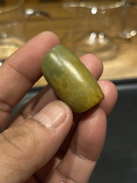 古玩玉器仿古玉勒子真品鑒賞圖