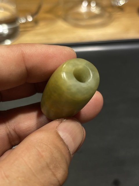 古玩玉器仿古玉勒子真品鑒賞圖