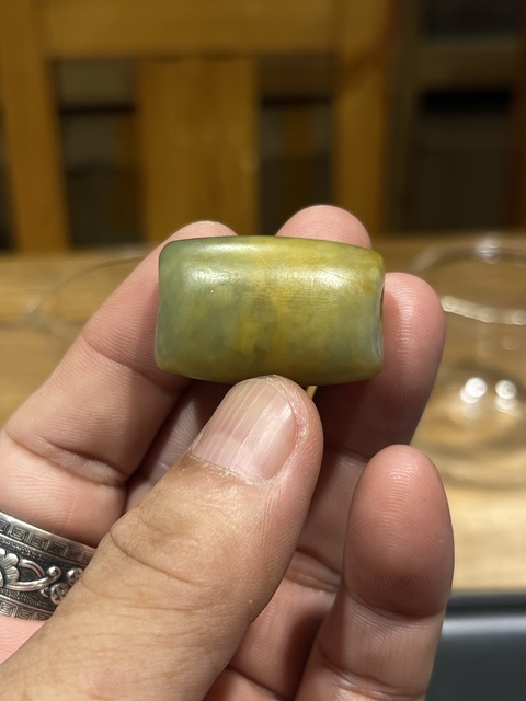 古玩玉器仿古玉勒子真品鑒賞圖