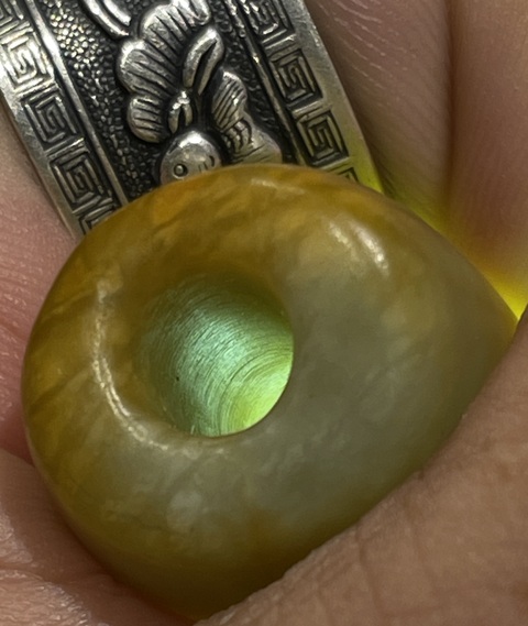古玩玉器仿古玉勒子真品鑒賞圖