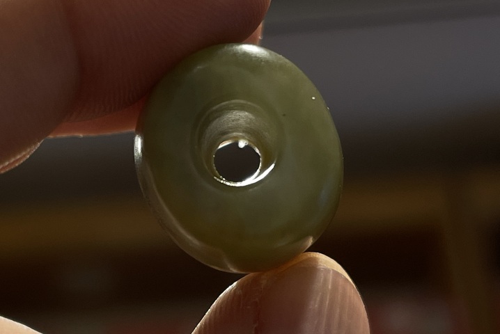 古玩玉器仿古玉勒子真品鑒賞圖