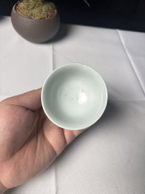 古玩陶瓷白釉杯真品鑒賞圖