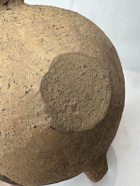 古玩陶瓷馬家窯文化-半山類型折線箭頭紋細頸瓶真品鑒賞圖