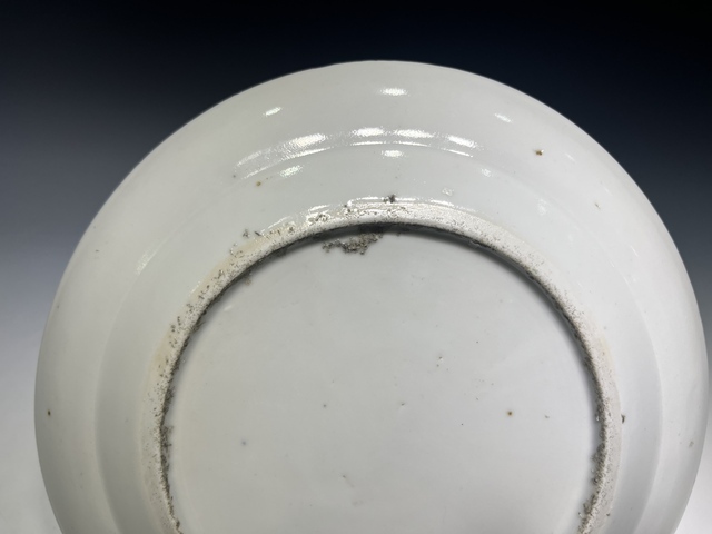 古玩陶瓷清晚期·廣彩花鳥紋盤真品鑒賞圖