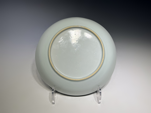 古玩陶瓷清中早·“南京號”青花山水紋盤真品鑒賞圖