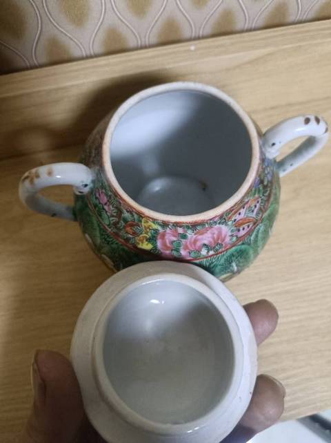 古玩陶瓷白菜茶葉罐拍賣,當前價格1188元