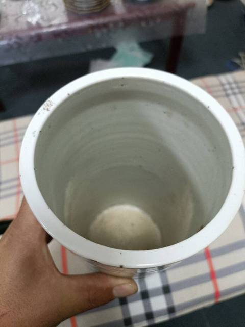 古玩陶瓷人物歡天喜地帽桶真品鑒賞圖