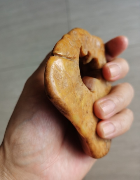 古玩雜項壽山石山子擺件真品鑒賞圖