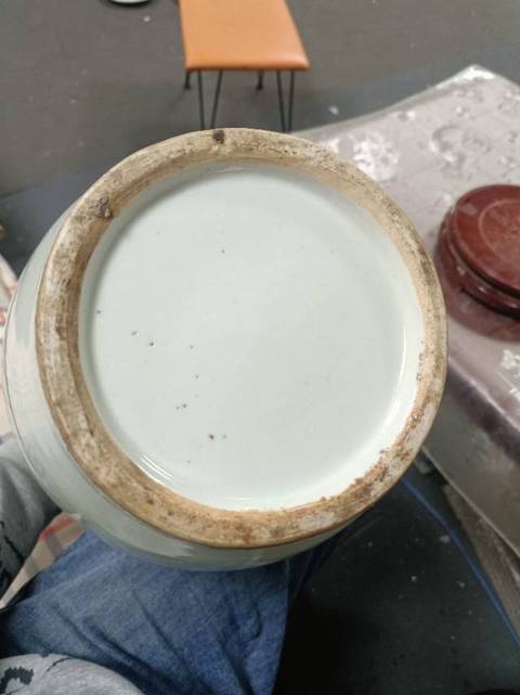 古玩陶瓷桃花仕女瓶拍賣，當前價格3888元