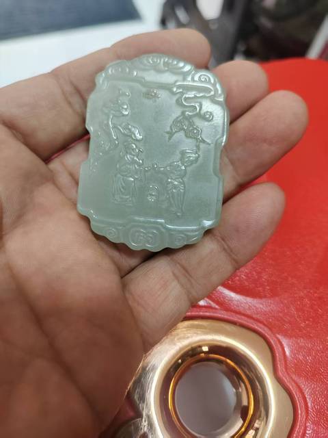 古玩玉器和田玉雕“詩文牌”拍賣,當前價格999元
