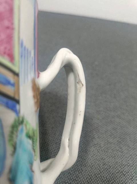 古玩陶瓷廣彩人物馬克杯拍賣,當(dāng)前價(jià)格3008元