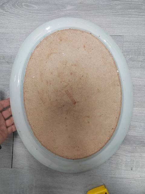 古玩陶瓷廣彩人物花卉盤拍賣,當前價格2888元