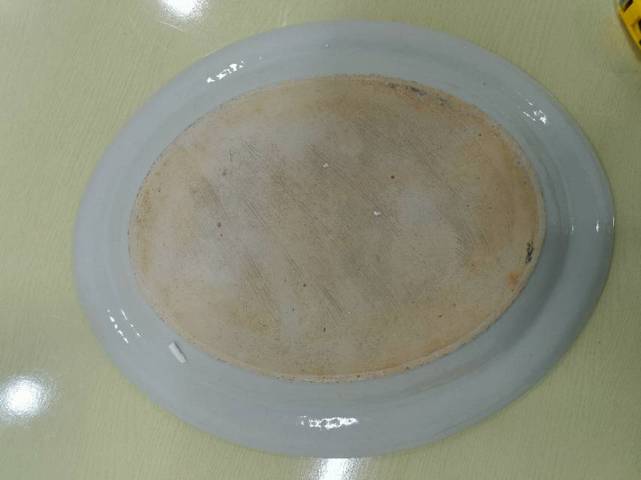 古玩陶瓷黃地花繪紋賞盤拍賣,當前價格1668元