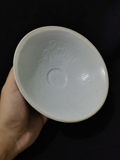 古玩陶瓷【精品】南宋青白釉娃娃碗拍賣，當前價格880元