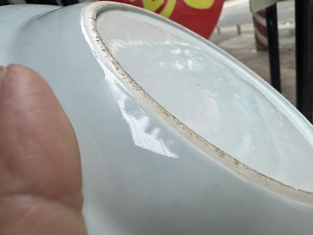 古玩陶瓷康熙青花盤真品鑒賞圖