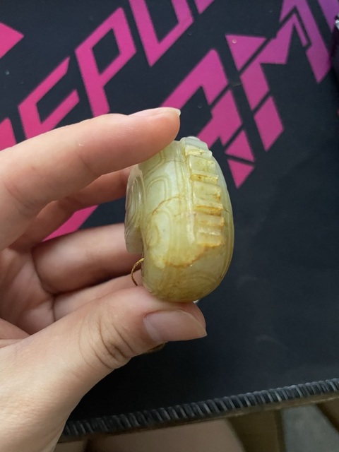 古玩玉器仿古玉虎型件真品鑒賞圖