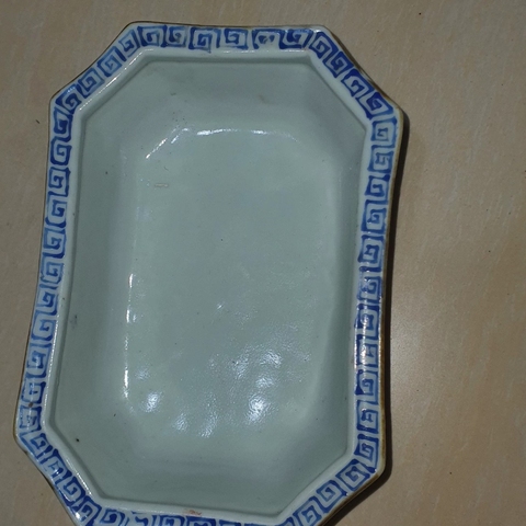 古玩陶瓷仕女紋粉彩水仙盆真品鑒賞圖