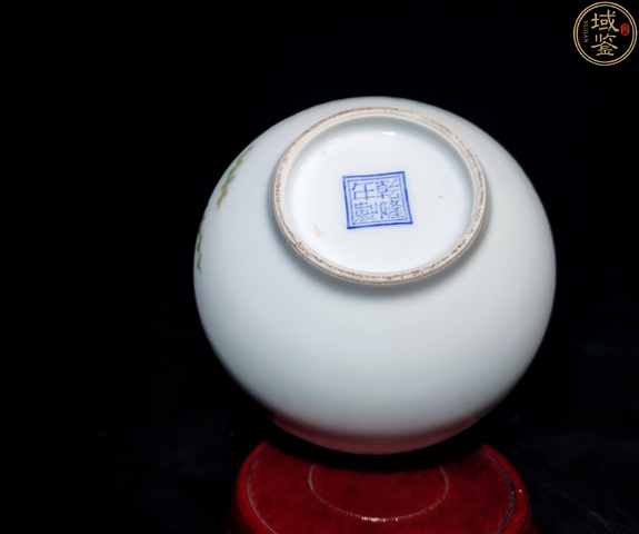 古玩陶瓷琺瑯彩人物故事詩文蒜頭瓶真品鑒賞圖