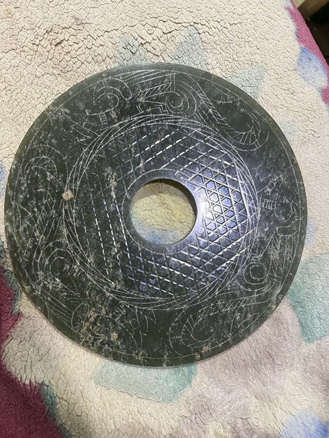 古玩玉器和田玉雕“分區玉璧”真品鑒賞圖