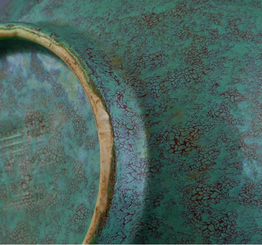 古玩陶瓷爐鈞釉蒜頭瓶真品鑒賞圖