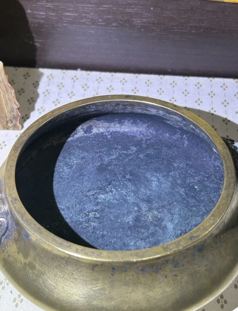 古玩銅器爐子真品鑒賞圖