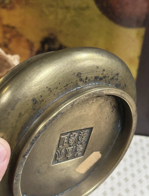 古玩銅器爐子真品鑒賞圖