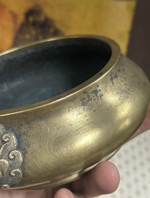 古玩銅器爐子真品鑒賞圖