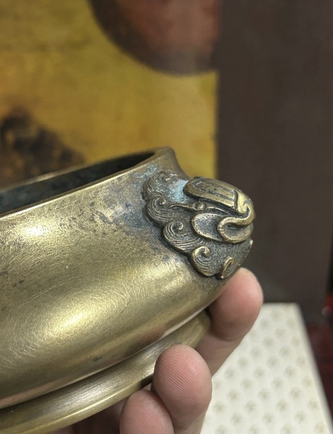 古玩銅器爐子真品鑒賞圖