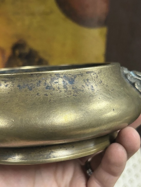 古玩銅器爐子真品鑒賞圖