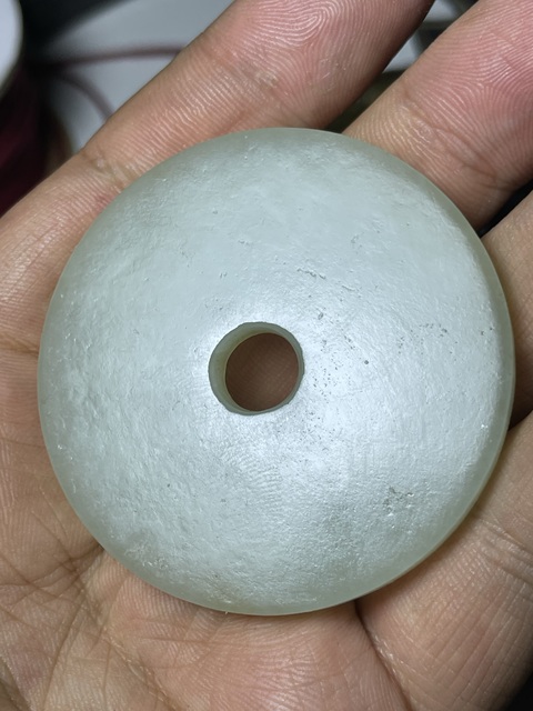 古玩玉器和田玉雕“素紋璧”真品鑒賞圖