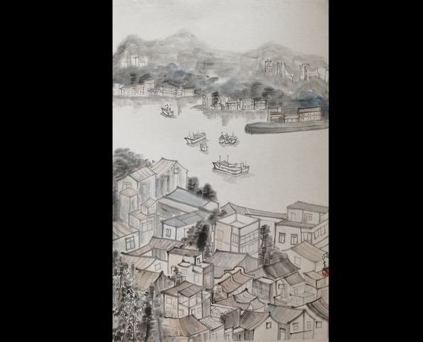 古玩字畫李可染大師弟子中美協(xié)中書協(xié)雙協(xié)會員馬波生山水拍賣,當(dāng)前價格1488元