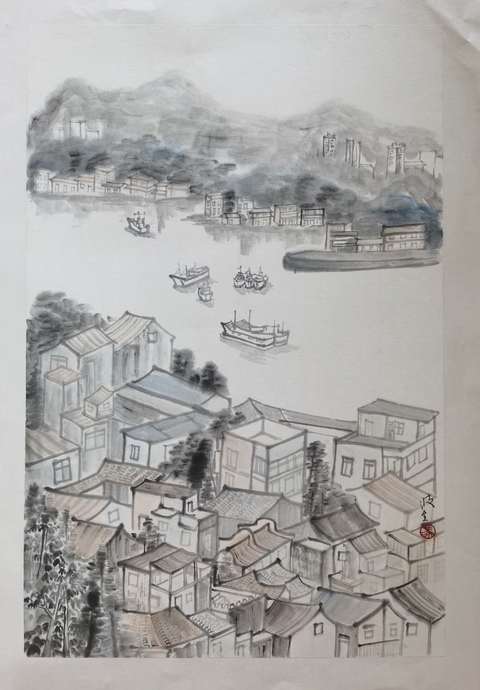 古玩字畫李可染大師弟子中美協(xié)中書協(xié)雙協(xié)會員馬波生山水拍賣,當(dāng)前價格1488元