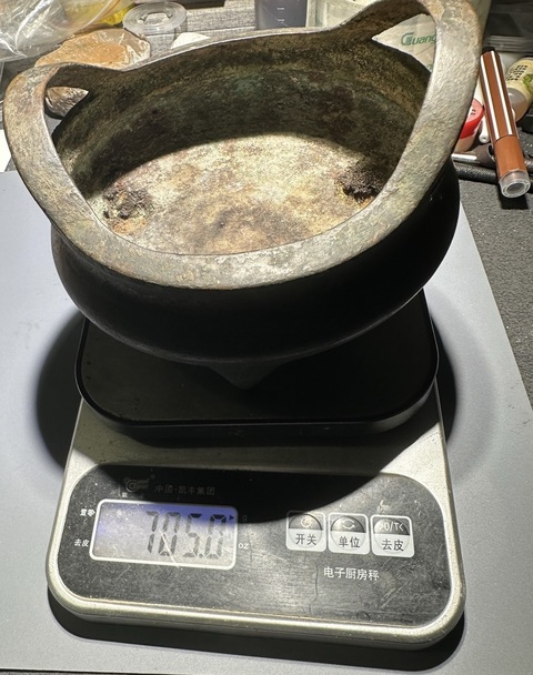 古玩銅器爐子真品鑒賞圖