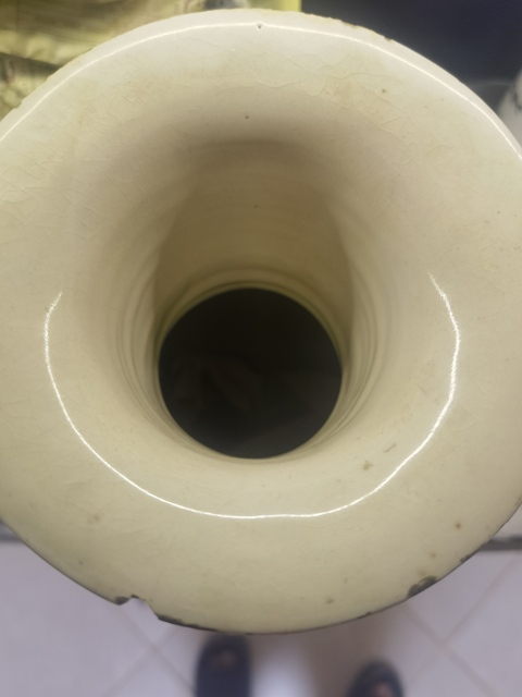 古玩陶瓷山水紋青花瓶真品鑒賞圖