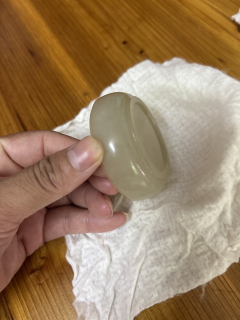 古玩玉器印泥盒真品鑒賞圖