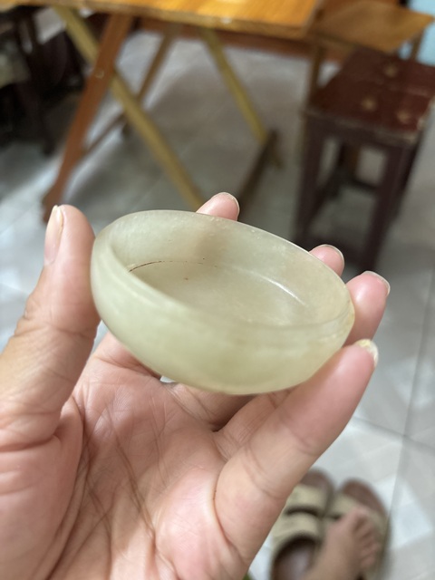 古玩玉器印泥盒真品鑒賞圖