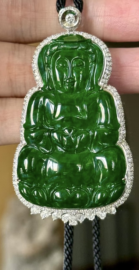 古玩玉器觀音真品鑒賞圖