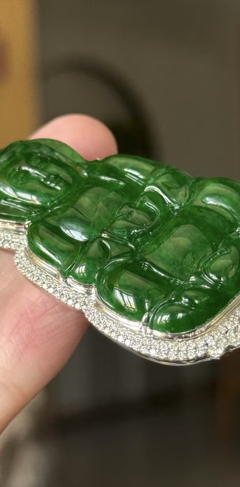 古玩玉器觀音真品鑒賞圖