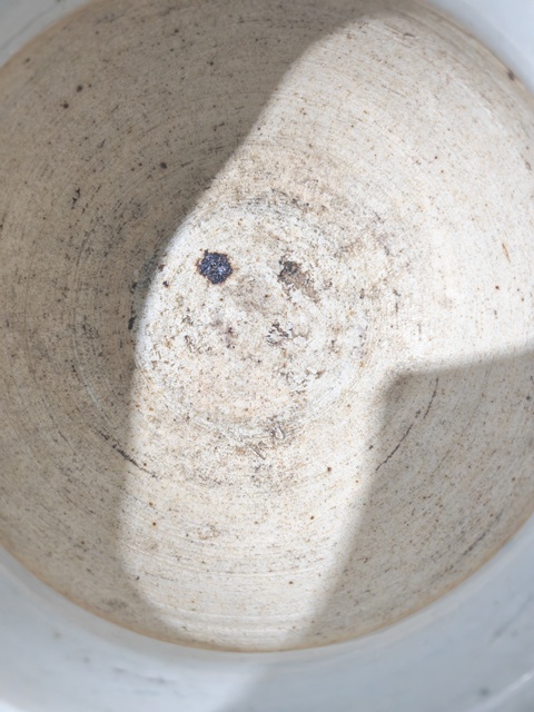 古玩陶瓷拐子龍紋青花圈足缽式香爐真品鑒賞圖