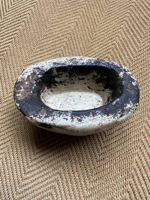古玩陶瓷白釉小香爐真品鑒賞圖