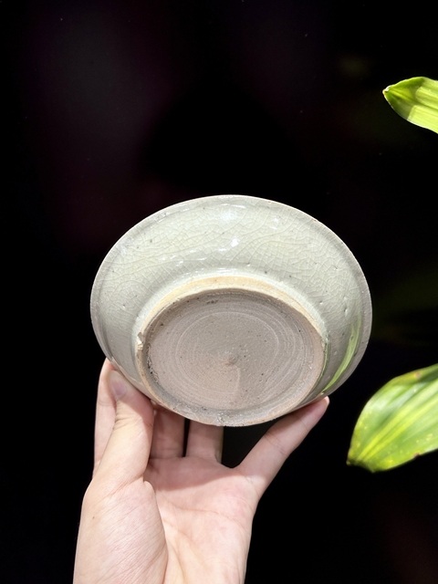 古玩陶瓷青花麒麟望月盤拍賣,當前價格686元