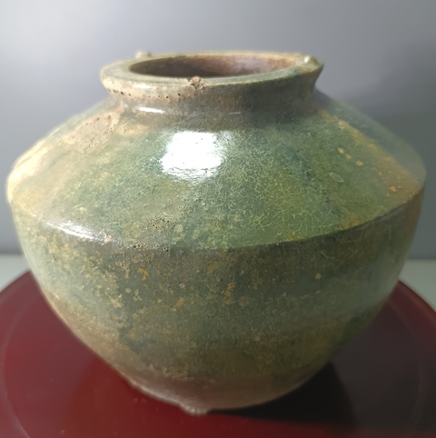 古玩陶瓷精美漢綠釉拍賣,當前價格299元