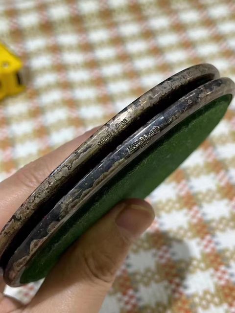 古玩雜項銀底坐拍賣,當前價格3800元