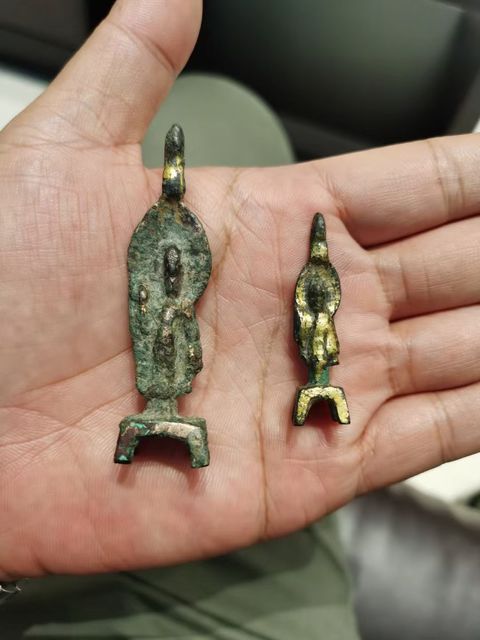 古玩銅器佛拍賣，當(dāng)前價格4700元