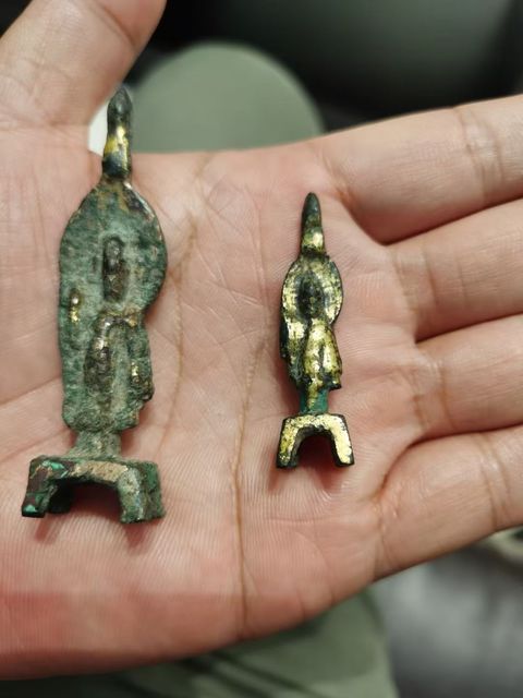 古玩銅器佛拍賣，當(dāng)前價格4700元