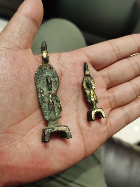 古玩銅器佛拍賣，當(dāng)前價格4700元