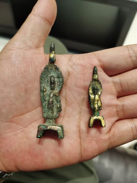 古玩銅器佛拍賣，當(dāng)前價格4700元