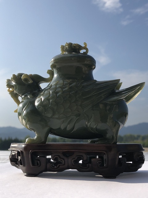 古玩玉器和田玉雕“水丞”真品鑒賞圖